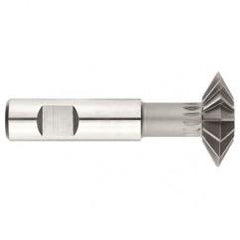 1" x 5/16 x 1/2 Shank - HSS - 60 Degree - Double Angle Shank Type Cutter - 12T - Uncoated - First Tool & Supply