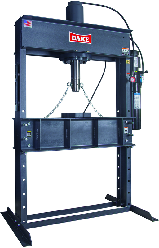 Electrically Operated H-Frame Dura Press - Force 50DA - 50 Ton Capacity - First Tool & Supply