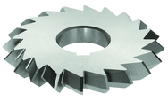 4 x 1 x 1-1/4 - HSS - 90 Degree - Double Angle Milling Cutter - 20T - TiAlN Coated - First Tool & Supply