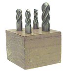 4 Pc. HSS Ball Nose Single-End End Mill Set - First Tool & Supply