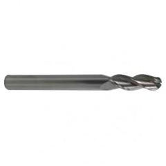 12mm TuffCut AL 3 Fl Ctr Cut Ball Al End Mill Necked - First Tool & Supply