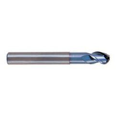 1/2" Dia. - 3" OAL - TiCN CBD-Ball Nose HP End Mill-3 FL - First Tool & Supply