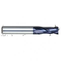 1/4" Dia. - 1" LOC - 2-3/4" OAL - 2 FL Carbide S/E HP End Mill-AlTiN - First Tool & Supply