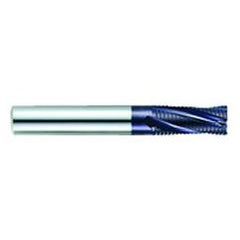 3/8" Dia. - 2-1/2" OAL - TiAlN CBD - Roughing HP End Mill - 3 FL - First Tool & Supply