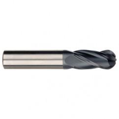 1/8" Dia. - 2-1/4" OAL - AlTiN CBD - Ball End SE EM - 4 FL - First Tool & Supply