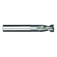 1/4" Dia. - 3/8" LOC - 2-1/2" OAL - 3 FL Carbide S/E HP End Mill-Uncoated - First Tool & Supply