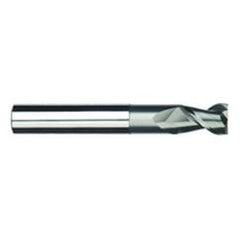 1/2" Dia. - 5/8" LOC - 4" OAL - 2 FL Carbide S/E HP End Mill-Uncoated - First Tool & Supply