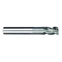 1/2" Dia. - 5/8" LOC - 6" OAL - 3 FL Carbide S/E HP End Mill-Uncoated - First Tool & Supply