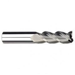 1/4" Dia. - 3/4" LOC - 2-1/2" OAL - 3 FL Carbide S/E HP End Mill-Uncoated - First Tool & Supply