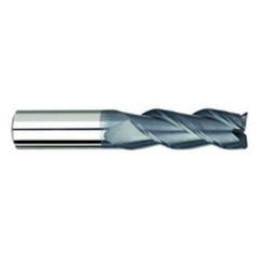 3/16" Dia. - 9/16 LOC - 2" OAL - 3 FL Carbide S/E HP End Mill-AlTiN - First Tool & Supply