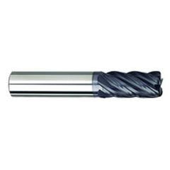 3/4" Dia. - 1-1/2" LOC - 4" OAL - 5 FL Carbide S/E HP End Mill-AlTiNX - First Tool & Supply