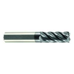 1/4" Dia. - 3/8" LOC - 2" OAL - 5 FL Carbide S/E HP End Mill-AlCrN-X - First Tool & Supply