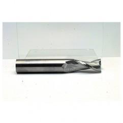 11mm Dia. x 76mm Overall Length 2-Flute Square End Solid Carbide SE End Mill-Round Shank-Center Cut-TiN - First Tool & Supply