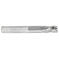 1/4 Dia. x 6 Overall Length 4-Flute Square End Solid Carbide SE End Mill-Round Shank-Center Cut-TiN - First Tool & Supply