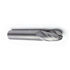 7mm Dia. - 63mm OAL - Ball Nose SE AlTiN Carbide End Mill - 4 FL - First Tool & Supply