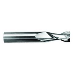 3/8" Dia. - 1" LOC - 2-1/2" OAL - .015 Radius 2 FL Carbide S/E HP End Mill-TiCN - First Tool & Supply