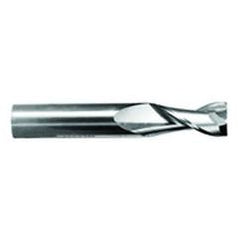 3/4" Dia. - 1-1/2" LOC - 4" OAL - .030 Radius 2 FL Carbide S/E HP End Mill-TiCN - First Tool & Supply