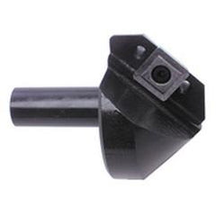 82° Point - 1/2" Min - 1/2" SH - Indexable Countersink & Chamfering Tool - First Tool & Supply