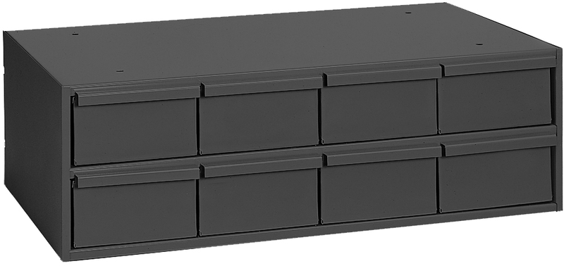 11-5/8" Deep - Steel - 8 Drawer Cabinet - for small part storage - Gray - First Tool & Supply