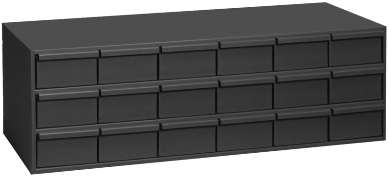 10-7/8 x 11-5/8 x 33-3/4'' (18 Compartments) - Steel Modular Parts Cabinet - First Tool & Supply