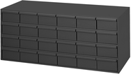 14-3/8 x 11-5/8 x 33-3/4'' (24 Compartments) - Steel Modular Parts Cabinet - First Tool & Supply