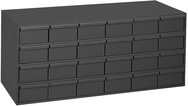 17-1/4" Deep - Steel - 24 Drawer Cabinet - for small part storage - Gray - First Tool & Supply