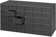 17-1/4" Deep - Steel - 30 Drawer Cabinet - for small part storage - Gray - First Tool & Supply