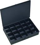 18 x 12 x 3'' - 20 Compartment Steel Boxes - First Tool & Supply