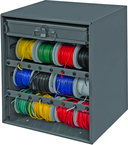 Wire and Terminal Storage Cabinet - w/Rods and Small Compartment Box - First Tool & Supply