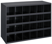 23-7/8 x 12 x 33-3/4'' (24 Compartments) - Steel Compartment Bin Cabinet - First Tool & Supply