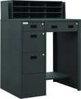 Stationary File Work Station and Stand Up Desk - First Tool & Supply