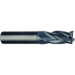 20mm Dia. x 104mm Overall Length 4-Flute Square End Solid Carbide SE End Mill-Round Shank-Center Cut-AlTiN - First Tool & Supply