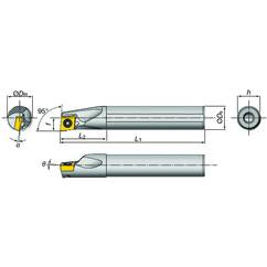 E16-SDXXL2-D20 Indexable Coolant Thru Boring Bar - First Tool & Supply