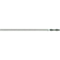 1/8 X 1/8 X 5/8 X 1 X 4 X .120 2Fl Long Reach H-30 Ball Diamond Coated - First Tool & Supply