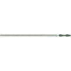 1/8 X 1/8 X 5/8 X 1 X 4 X .120 2Fl Long Reach H-30 Ball Diamond Coated - First Tool & Supply