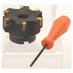 2" Dia. 90 Degree Face Mill - Uses APKT 1604 Inserts - First Tool & Supply