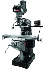 9 x 49" Table Variable Speed Mill With 3-Axis ACU-RITE 200S (Quill) DRO and X - Y - Z-Axis JET Powerfeeds - First Tool & Supply