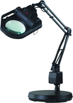 LED Illuminated Magnifier - 45" Articulating Arm - Adjustable Clamp Base - First Tool & Supply