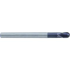 1/2 X 1/2 X 4-1/2 X 4 X .496 2Fl H-15 Ball Nose X-Power For Over Hrc 55 EM - - First Tool & Supply