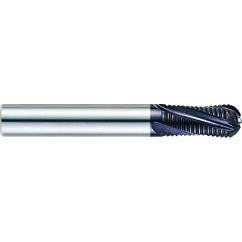 1/4 X 1/4 X 3/4 X 2-1/2 3Fl Reg Fine Ball Rougher X-Power Carbide End Mill - First Tool & Supply