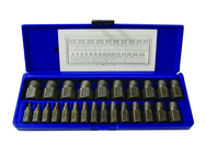 25 Piece Hex Head Multi-Spline Extractor Set - First Tool & Supply