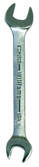 22.0 x 24mm - Chrome Satin Finish Open End Wrench - First Tool & Supply