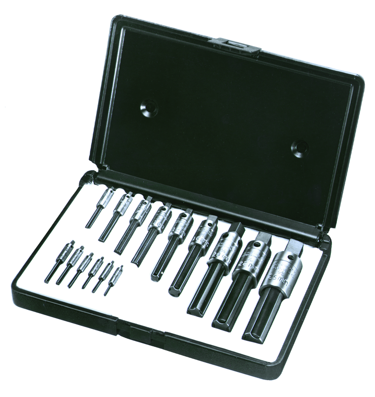 #4 thru 3/4" - 13 pc HSS Tap Extractor Set - First Tool & Supply