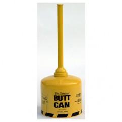 5 GAL CIGARETTE DISPOSAL CAN YELLOW - First Tool & Supply