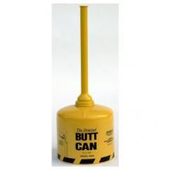 5 GAL CIGARETTE DISPOSAL CAN YELLOW - First Tool & Supply