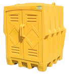 4 DRUM ALL POLY OUTDOOR STORAGE BUIL - First Tool & Supply