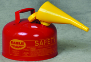 2 GAL TYPE I SAFETY CAN W/FUNNEL - First Tool & Supply