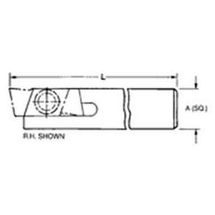 THE758R - 5/8 x 5/8" SH - Mini Groove Toolholder - First Tool & Supply