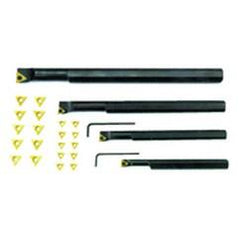 4 Pc. RH Boring Bar Set with 20 Inserts - First Tool & Supply