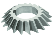 5 x 3/4 x 1-1/4 - HSS - 45 Degree - Left Hand Single Angle Milling Cutter - 24T - TiN Coated - First Tool & Supply